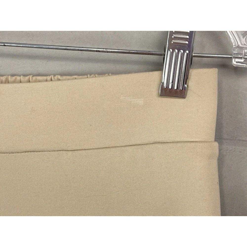 Banana Republic Women 28 Wide Leg Pants High Rise Beige Soft Drapey Preppy READ